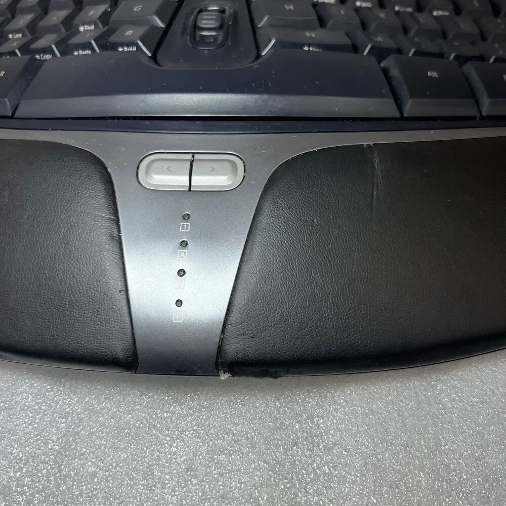 WORKS Microsoft Natural Ergonomic Keyboard USB 4000 v1.0 KU-0462 Tested 2019